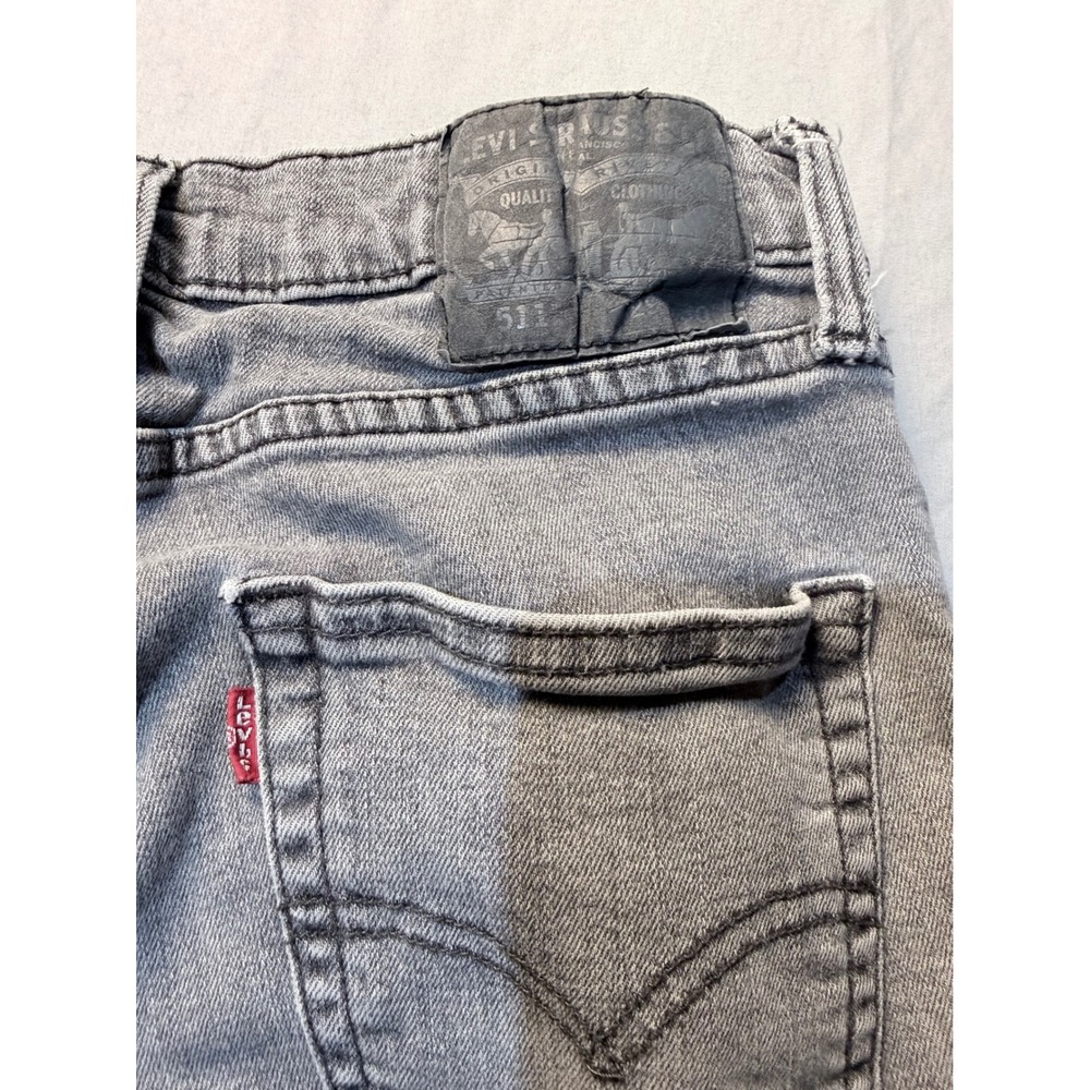 Levis‎ 511 Slim Fit Grey Denim Jeans Mens Size 29x30 WaterLess Grey Wash - Picture 8 of 8